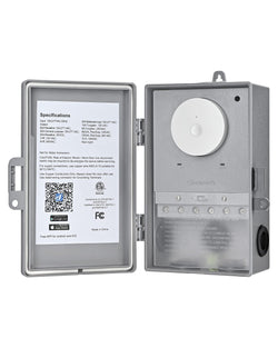 DEWENWILS WiFi Pool Pump Timer, Heavy Duty 40A 120-277 VAC 2HP Wireless Controller Timer for Pool, Water Heater, Works with Alexa, Google Assistant, Smart Life, ETL Listed