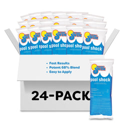 In The Swim Pool Shock – 68% Cal-Hypo Granular Sanitizer for Crystal Clear Water – Defends Against Bacteria, Algae, and Microorganisms - 24 X 1 Pound