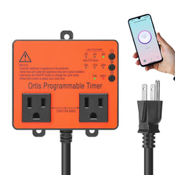 WiFi Above Ground Pool Timer Switch, Ortis Smart Pool Timer with Smart Life App Control, Realize Switch and Timing on Your Phone, for Swimming Pools, Filters, Pumps, and Landscape Lights