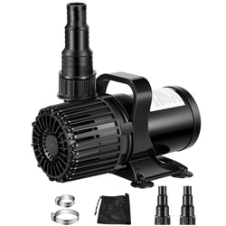 VIVOSUN 1600 GPH Submersible Water Pump with Barrier Bag, 100W Pond Pump, Ultra Quiet Aquarium Pump with 14FT. Lift Height for Pond, Waterfall, Fish Tank, Statuary, Hydroponic