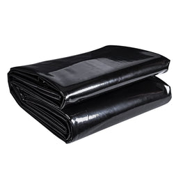 ToLanbbt Pond Liner 13 x 20 Ft HDPE Pond Liners, 20 Mil UV Resistant Preformed Pond Liner Easy Cutting, Pond Liner for Natural Looking Ponds, Waterfall, Koi Pondsand Water Garden (Black)