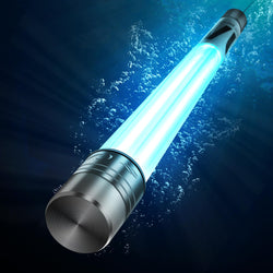 100W Aquarium UV Light for 1000-10000 Gallon, UV Pond Water Clarifier for Koi Pond, Swimming Pool, Spa, Large Fish Tank, Cold Plunge UV Light for Pond Algae Control