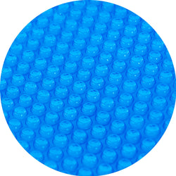 Real Relax Solar Pool Cover, Durable 16-mil 18 ft Pool Covers for Inground & Above Ground Pools, Solar Pool Heater, Round Solar Blanket with Bubbles, Blue (Round)