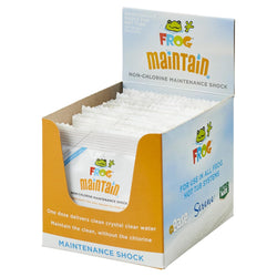 FROG Maintain for Hot Tubs - Non-Chlorine Shock for use with All Hot Tub FROG Sanitizing Systems - Single Dose Packets for Easy Hot Tub Maintenance & Treatment - 12 Pack
