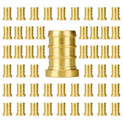 SUNGATOR 50-Pack 1/2" Pex Plug End Cap, No Lead Brass, Pex Fittings 1/2 Inch, NSF, UPC Certified