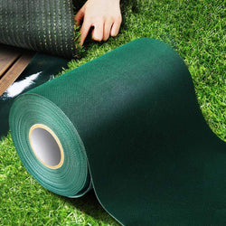 TYLife Artificial Grass Tape 6" x49'(15cmx 15m) Self-Adhesive Seaming Turf Tape Lawn Carpet Jointing ,Green