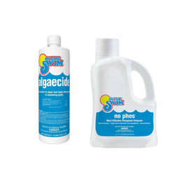 In The Swim Algaecide 1 Qt. and NoPhos 3L Bundle - Algae Prevention & Phosphate Control System