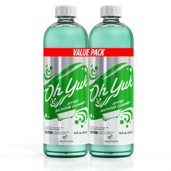 Oh Yuk Jetted Bathtub Cleaner for Jet Tubs, Whirlpools, The Most Effective Jetted Tub Cleaner, Septic Safe | Two 16 Ounce Bottles!