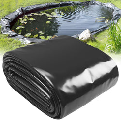 Froidesente 20 x 25 FT Pond Liner, 20 Mil Pond Liners for Outdoor Ponds, HDPE Pond Liner Easy Cutting Puncture Resistant, Pond Liners for Water Garden Fountain Waterfall, Koi Fish Aquaculture Pond