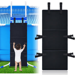 Pool Ladder Protector Cover 15x31.5in,Pool Ladder Guard for Above Ground Pool to Prevent Kids from Climbing,Falling,Bunk Bed Ladder Guard Protector