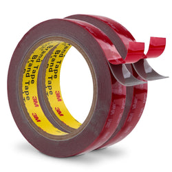 Double Sided Tape 0.75" x 15.4Ft 2 Pack, Made of 3M Heavy Duty Mounting Tape, 5608 VHB Foam Tape Waterproof for Indoor Outdoor Home Office Car Decor