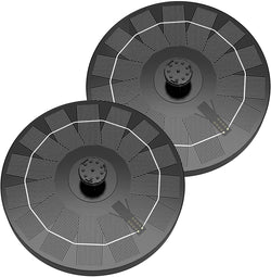 AISITIN 2.5W Solar Bird Bath Fountain, Solar Fountain for Bird Bath with 6 Nozzles, 6.7" Solar Powered Water Fountain for Garden, Ponds, Pool, Fish Tank, Outdoor and Aquarium, 2 Pack