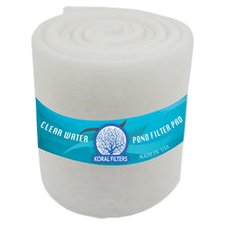 Premium Koi Pond Filter Media Roll - High-Efficiency Pond Filters for Outdoor Ponds, Reusable Fish Pond Filter Material, Made in USA (PRO - Dye-Free - 4ft)