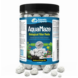 Aquatic Experts AquaMaze Aquarium Bio Media – 1L for Freshwater & Saltwater Tanks, Compatible with Canister, Sump & HOB Filters