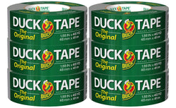 The Original Duck Tape Brand Duct Tape 6-pack 1.88 Inch x 45 Yard, 270 Total Yards, Silver (1153759)