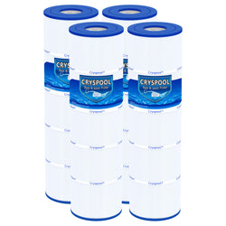 Cryspool® 07077 Filter Compatible with CCP420, Clean and Clear Plus 420, PCC105-PAK4, R173576, C-7471, 178584, 817-0106, FC-6470, 4×105 Sq. Ft Pool Filter Cartridges, L×OD: 26-1/16"×7”, 4 Pack