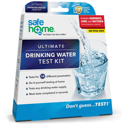 Safe Home® 14-in-1 DIY Drinking Water Test Kit – Includes The #1 Selling Lead & Bacteria Test Kits + 12 Additional Parameters – City Tap or Well Water – 302 Total Tests