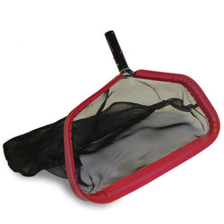 SKIMLITE MANUFACTURING SP400 Leaf Skimmer Net for Cleaning Pools 19" Heavy Duty Fine Mesh Rake Cleaner Tool Reinforced Frame & Metal Handle Debris Removal for Inground Hot Tub Spa, Fits All Pool Poles