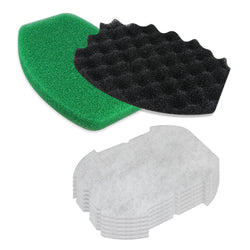 eaacaa Pond Maintenance Kit with Foam Filter Set & Polymer Wool Filter Pads - Fits Inpond 5-in-1 600 & 900Gallon Model, Large(Fit 600 & 900)
