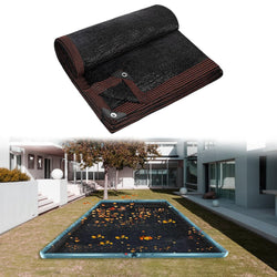 16 x 26FT Pool Leaf Net Cover, Thicken Rectangle Leaf Netting for Inground and Above Ground Swimming Pools Cover with Reinforced Gromments,Winter Above Ground Pool Screen Cover, Catching Leaves