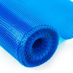 Pool Solar Cover, 12 x 24 ft Durable 16 mil Pool Covers for Inground & Above Ground Pools, Solar Pool Heater, Rectangle Solar Blanket with Bubbles, Blue