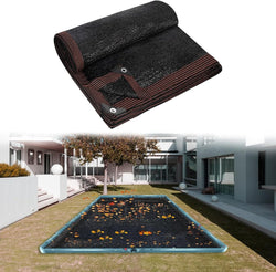 18 x 36 Ft Pool Leaf Net Cover- Thicken Rectangle Leaf Netting for Inground and Above Ground Swimming Pools Cover with Reinforced Gromments,Winter Above Ground Pool Screen Cover, Catching Leaves