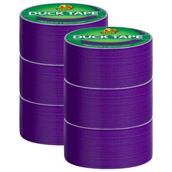 Duck Brand Duck Color Duct Tape, 6-Roll, Purple (283138_C)