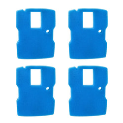 HOLEPU 4 Pcs Replacement Pond Filter Pad Fountain Sponge for VIVOHOME Pond Filter 530 & 660 GPH Pond Pump Filter & Sunsun 660 GPH Fountain Pump CUF-6000 Filter, Pond Filter Pump Sponge