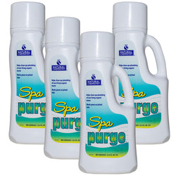 Natural Chemistry Spa Purge, 1 L, 4 Pack, Clarifies Water, Prevents Scum, Works with Both Indoor & Outdoor Hot Tub & Spas