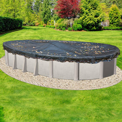 Doheny’s Professional Grade Leaf Nets for Above Ground Pools – 18' x 34' Oval – Makes Clean-Ups Fast – Lightweight, Versatile & Durable – Keeps Leaves Out